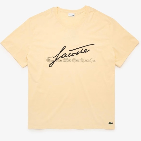 Lacoste Other - NWT Lacoste Men's Big Fit Signature Print T-Shirt